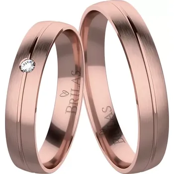 Prsten Connie Red - snubní prsteny z červeného zlata