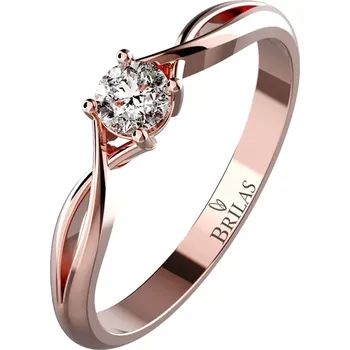 Prsten Neve Red - zásnubní prsten z růžového zlata
