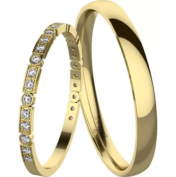 Prsten Safa Gold - snubní prsteny ze žlutého zlata