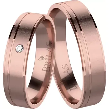 Prsten Alma Red - snubní prsteny z červeného zlata