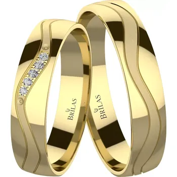 Prsten Jarmila Gold - snubní prsteny ze žlutého zlata