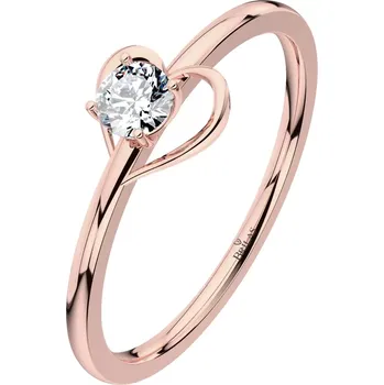 Prsten Lamia Red - prsten se srdcem