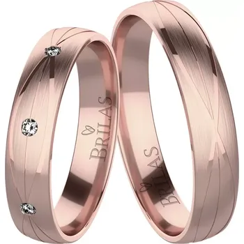 Prsten Brenda Red - snubní prsteny z červeného zlata