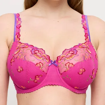 Podprsenka PrimaDonna - Devdaha podprsenka vysoká nevyztužená very berry 75F 0163440