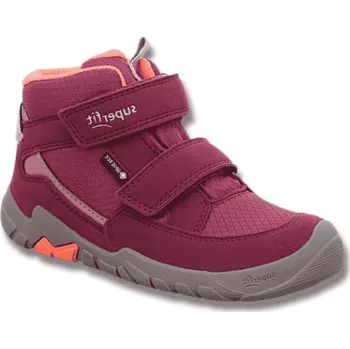 Dívčí obuv SUPERFIT Trace dětské celoroční barefoot boty s membránou GORE-TEX, Rot Orange Velikost: 25