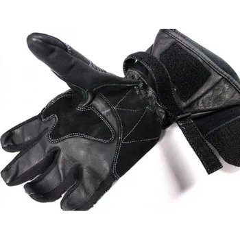 Moto rukavice Kožené rukavice TERMINATOR černé 2H88727712