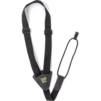 Kytarový popruh Ernie Ball P04224-EB Black Popruh pro ukulele