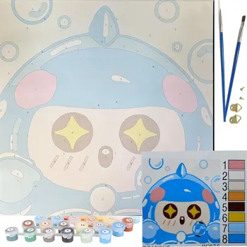 Real Home Sada na Malování podle Čísel pro Děti 30x30 cm