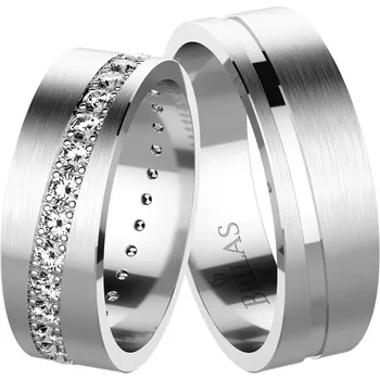 Šperk Anita White - snubní prsteny z bílého zlata