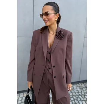 Dámské sako Dámské sako HUGO Arosea 50544133 hnědé Velikost: 32