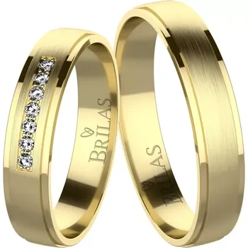 Prsten Nicodemo Gold - snubní prsteny ze žlutého zlata