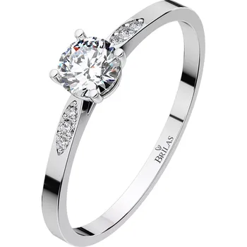 Prsten Kasia WW Safír - zásnubní prsten z bílého zlata se safírem