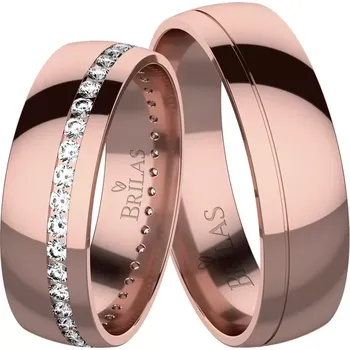 Prsten Celeste Red - snubní prsteny z červeného zlata