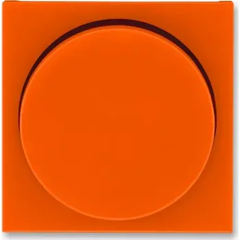 vypínač Kryt stmívače s otočným ovladačem, 3294H-A00123 66, ABB, Levit®, oranžová / kouřová černá (ABB, Levit®, oranžová / kouřová černá)