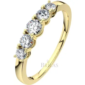 Prsten Beata Gold - zářivý prsten ze žlutého zlata