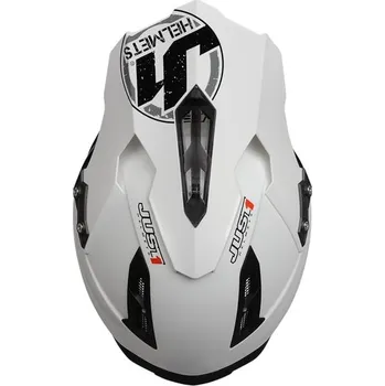 Helma na motorku Kšilt JUST1 mono bílý 2H34312447