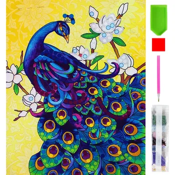 Real Home Diamantové vyšívání - Páv 5D 15