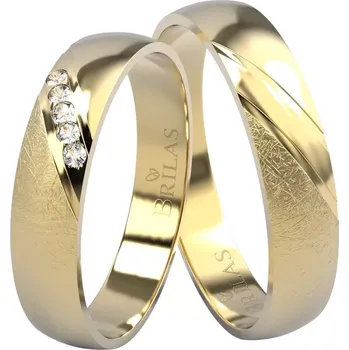 Prsten Rita Gold - snubní prsteny ze žlutého zlata