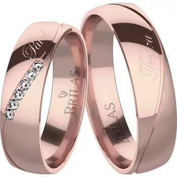 Prsten Amos Red - jedinečné snubní prsteny z červeného zlata