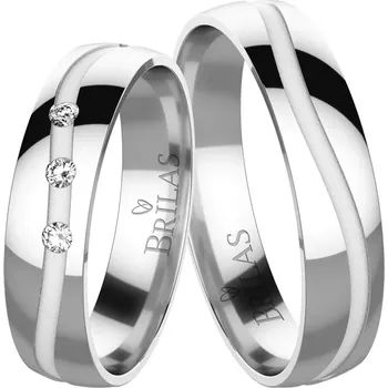 Prsten Iris White - snubní prsteny z bílého zlata