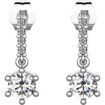 Náušnice Muriel - stříbrné náušnice se zirkony