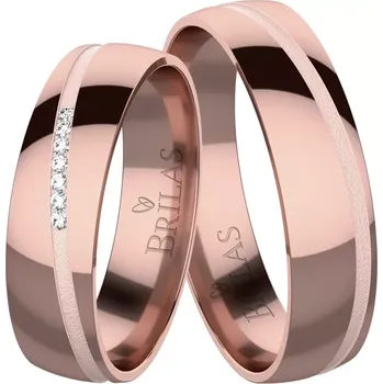 Prsten Mariangela Red - snubní prsteny z červeného zlata