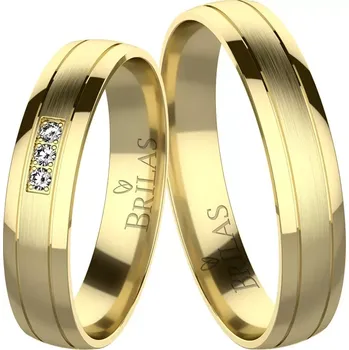 Prsten Flaviana Gold - snubní prsteny ze žlutého zlata