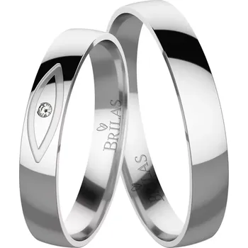 Prsten Jadran White - snubní prsteny z bílého zlata