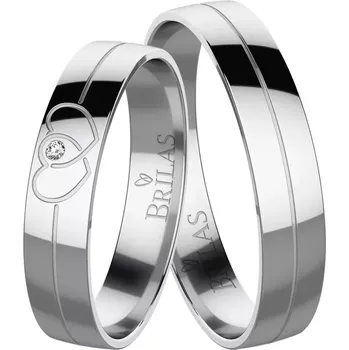 Prsten Hadeon White - snubní prsteny z bílého zlata