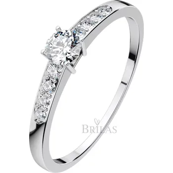 Prsten Dafne White - krásný zásnubní prsten z bílého zlata