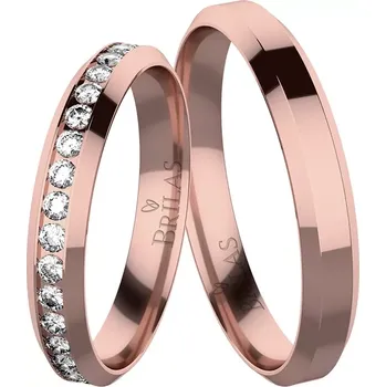 Prsten Lili Red - snubní prsteny z červeného zlata