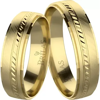 Prsten Romana Gold - snubní prsteny ze žlutého zlata