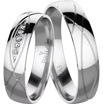 Prsten Daneta White - snubní prsteny z bílého zlata