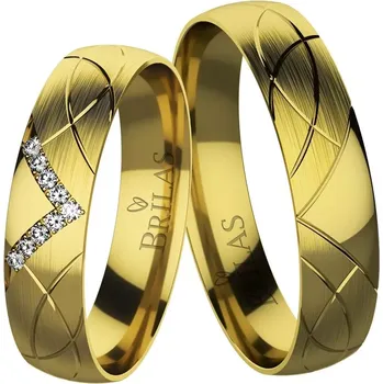 Prsten Jolana Gold - snubní prsteny ze žlutého zlata