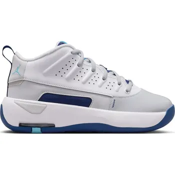 Pánská sálová obuv Air Jordan Max Aura Basketball Trainers White/Plat-Blu 5 (38)