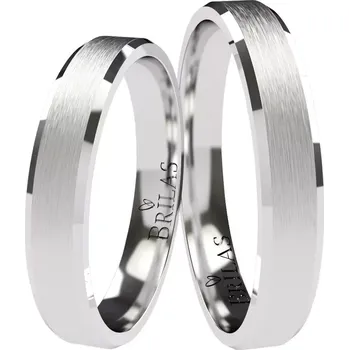 Prsten Visa White - snubní prsteny vyrobené z bílého zlata