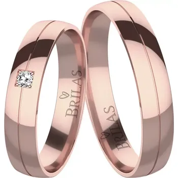 Prsten Korina Red - snubní prsteny z červeného zlata