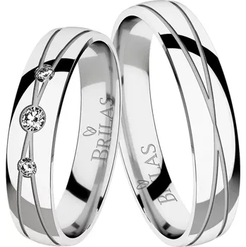 Prsten Kelly White - snubní prsteny z bílého zlata