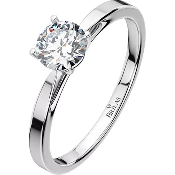 Prsten Grácie W Briliant - jemný zásnubní prsten s centrálním kamínkem