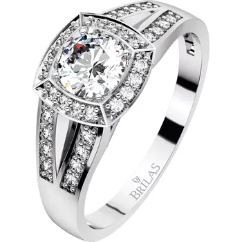 Prsten Apate White - netradiční prsten z bílého zlata