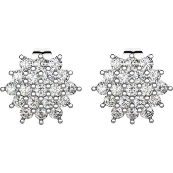 Náušnice Venelopa - stříbrné náušnice se zirkony