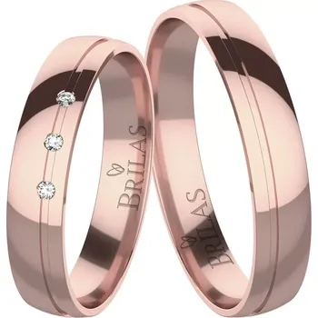 Prsten Dominika Red - snubní prsteny z červeného zlata