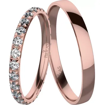 Prsten Pontos Red - snubní prsteny z červeného zlata