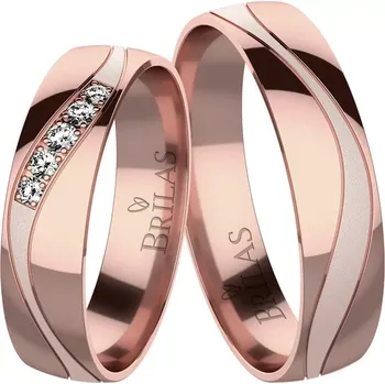 Prsten Artemis Red - snubní prsteny z červeného zlata