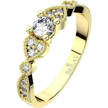 Prsten Zlatka G Briliant (4 mm) - prsten ve žlutém zlatě