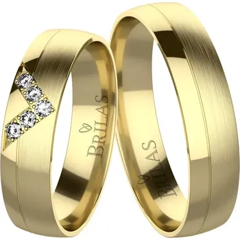 Prsten Cipriano Gold - snubní prsteny ze žlutého zlata