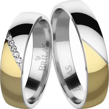 Prsten Rebeca Colour GW - snubní prsteny z kombinovaného zlata