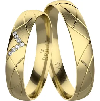 Prsten Bohunka Gold - snubní prsteny ze žlutého zlata