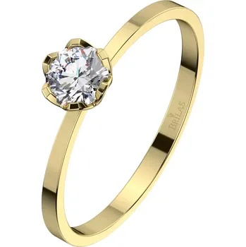 Prsten Filoména G Briliant - zásnubní prsten ze žlutého zlata s briliantem