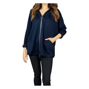 Dámská mikina Dámská mikina italská móda tm.modrá vel.UNI